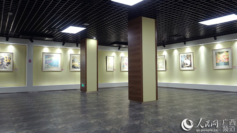 青秀山书院展厅。于思琪摄